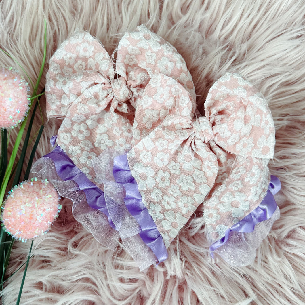 Floral Pink - Fable Bows/Piggies
